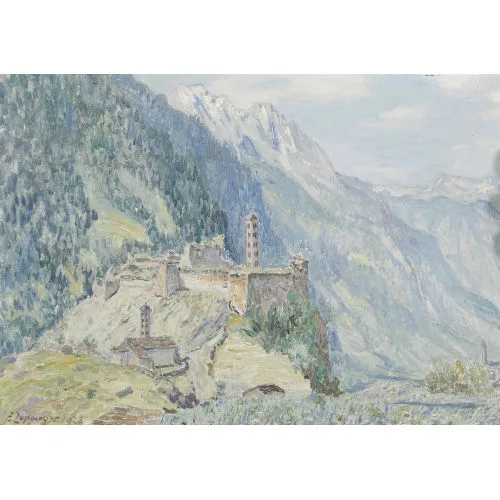 Ernst Zuppinger — Castello di Mesocco.