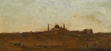 Mosquée dans le désert