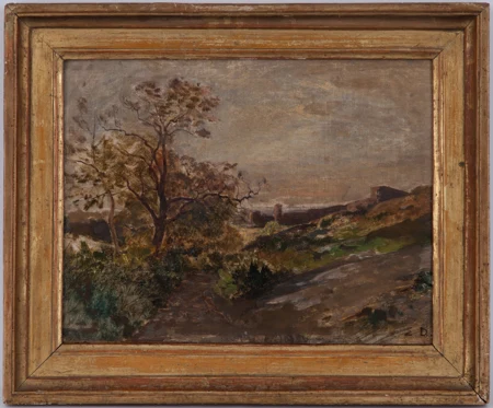 Paysage de campagne à Crémieu