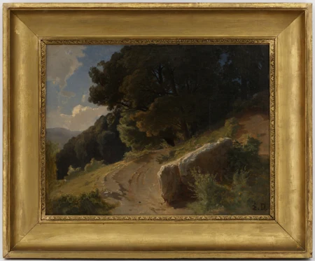 Chemin sur le coteau