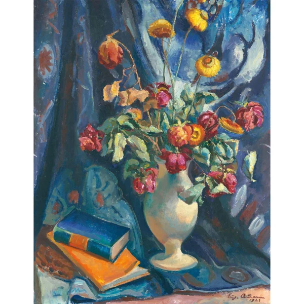 Eugen Ammann — STILLLEBEN MIT BLUMEN, 1923 STILL LIFE WITH FLOWERS, 1923