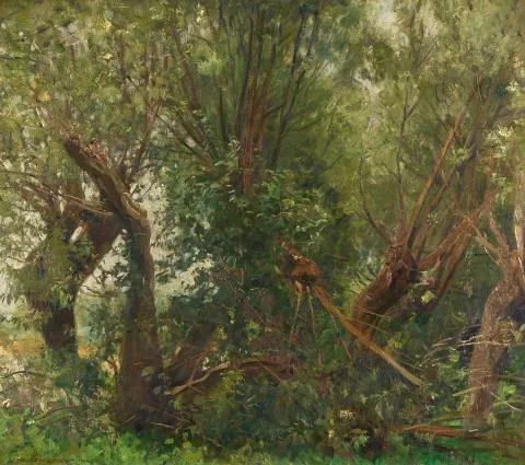 Eugen Bracht — Weidenwäldchen