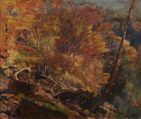 Eugen Bracht — Felsiger Wald