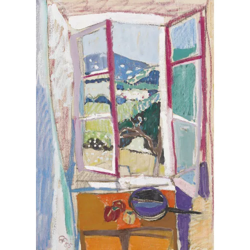 Eugen Früh — "Fenster in Tegna".