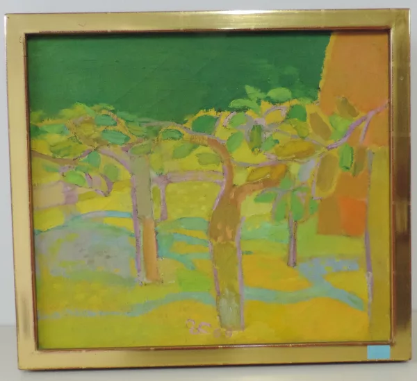 Eugen Früh — Kleine Baumlandschaft", 1969