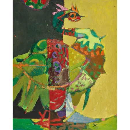"Farbiger Vogel"