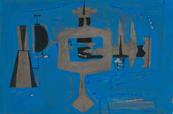 Eugen Häfelfinger — Blaue Komposition