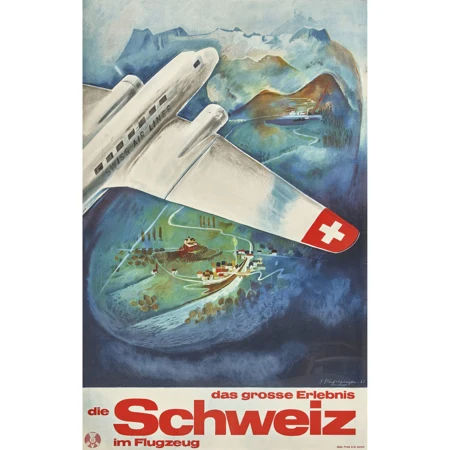 "Die Schweiz im Flugzeug das grosse Erlebnis"