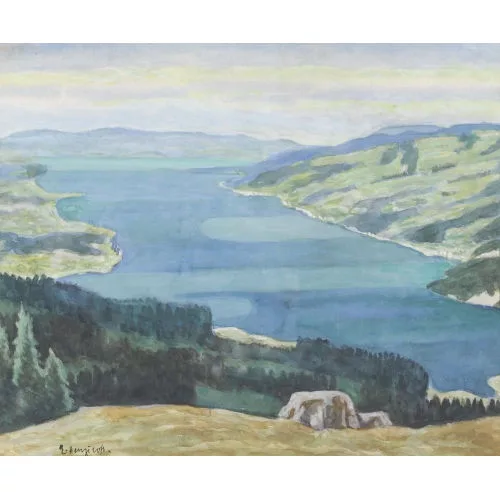 Eugen Henziross — Weite Seelandschaft.
