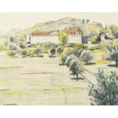 Eugen Henziross — "Utzigen im Sommer".