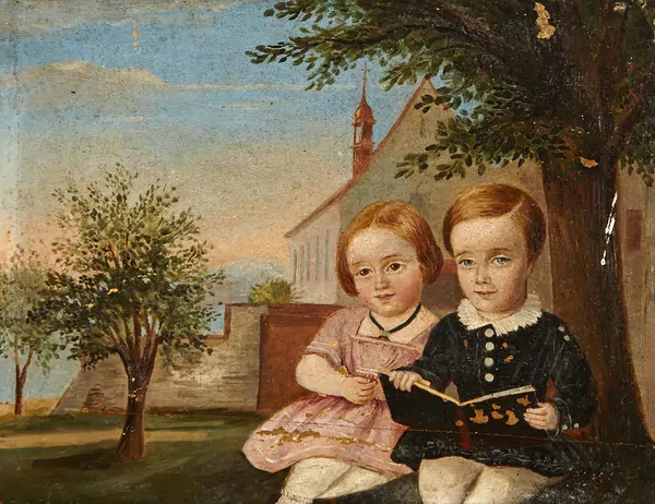 Otto und Anna Zardetti als Kinder