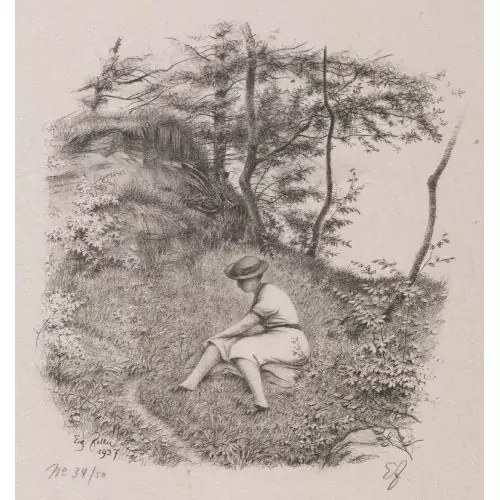 Mädchen auf der Wiese