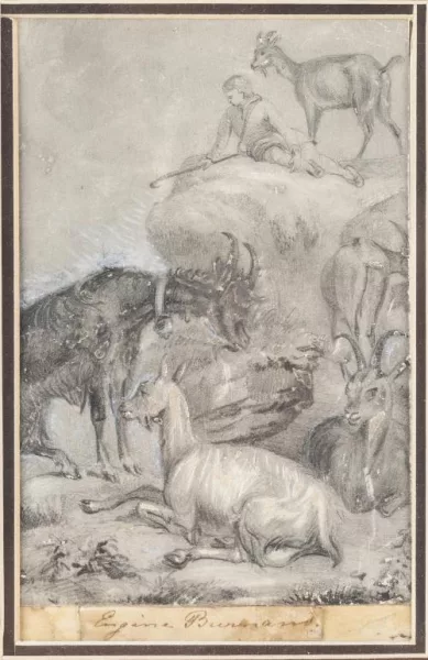 Eugène Burnand — Le chevrier