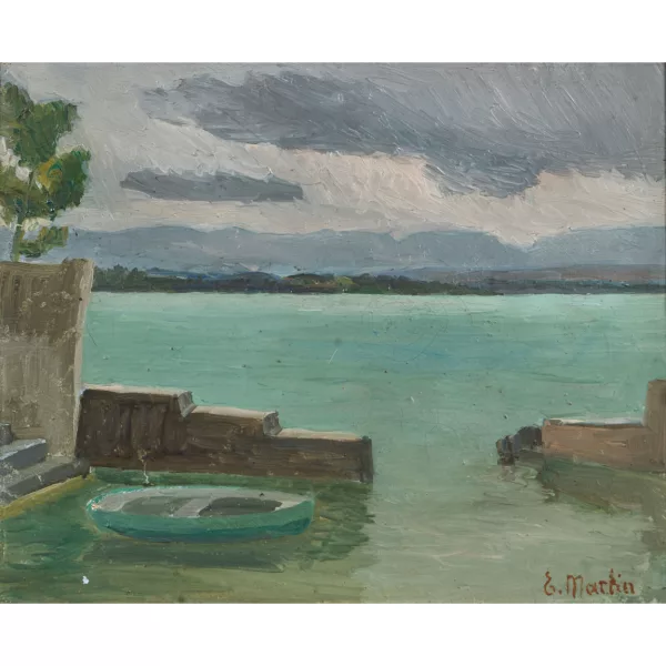 Eugène Martin — Au Lac de Genève.