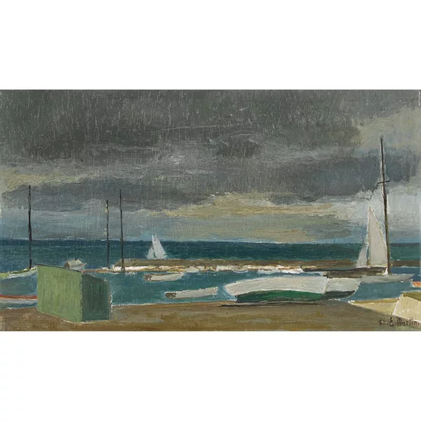 Eugène Martin — "Bise noire".