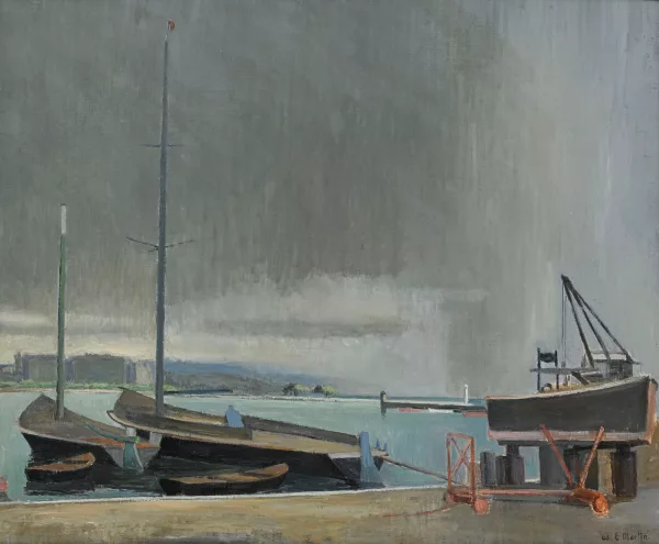 Eugène Martin — Quai Gustave-Ador à Genève,