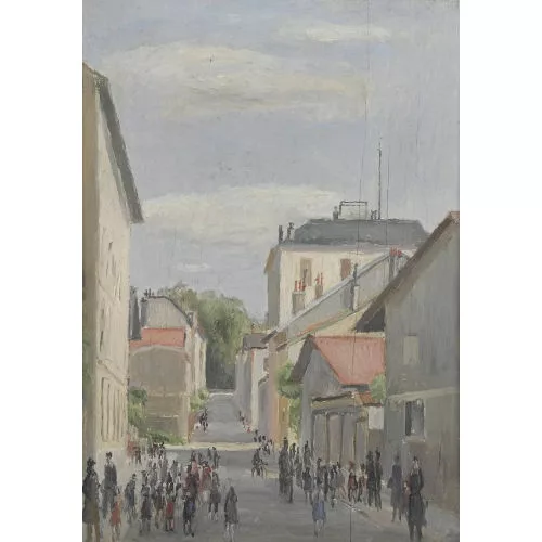 Eugène Martin — "La sortie de l′école".