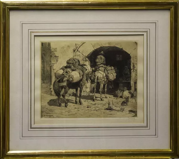 Evert van Muyden (1853-1922), Vicolo del Olmo — Genève Enchères