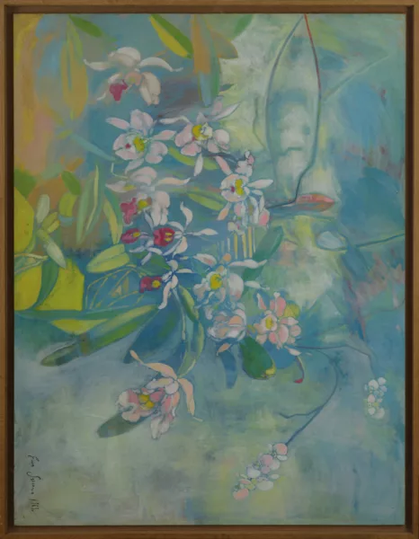Ewa Senczawa — Ewa Senczawa (XX), \Orchidées\, huile sur toile,