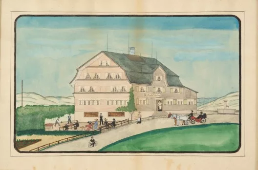 Felix Brander — Restaurant Schmidberg, Wattwil, um 1880