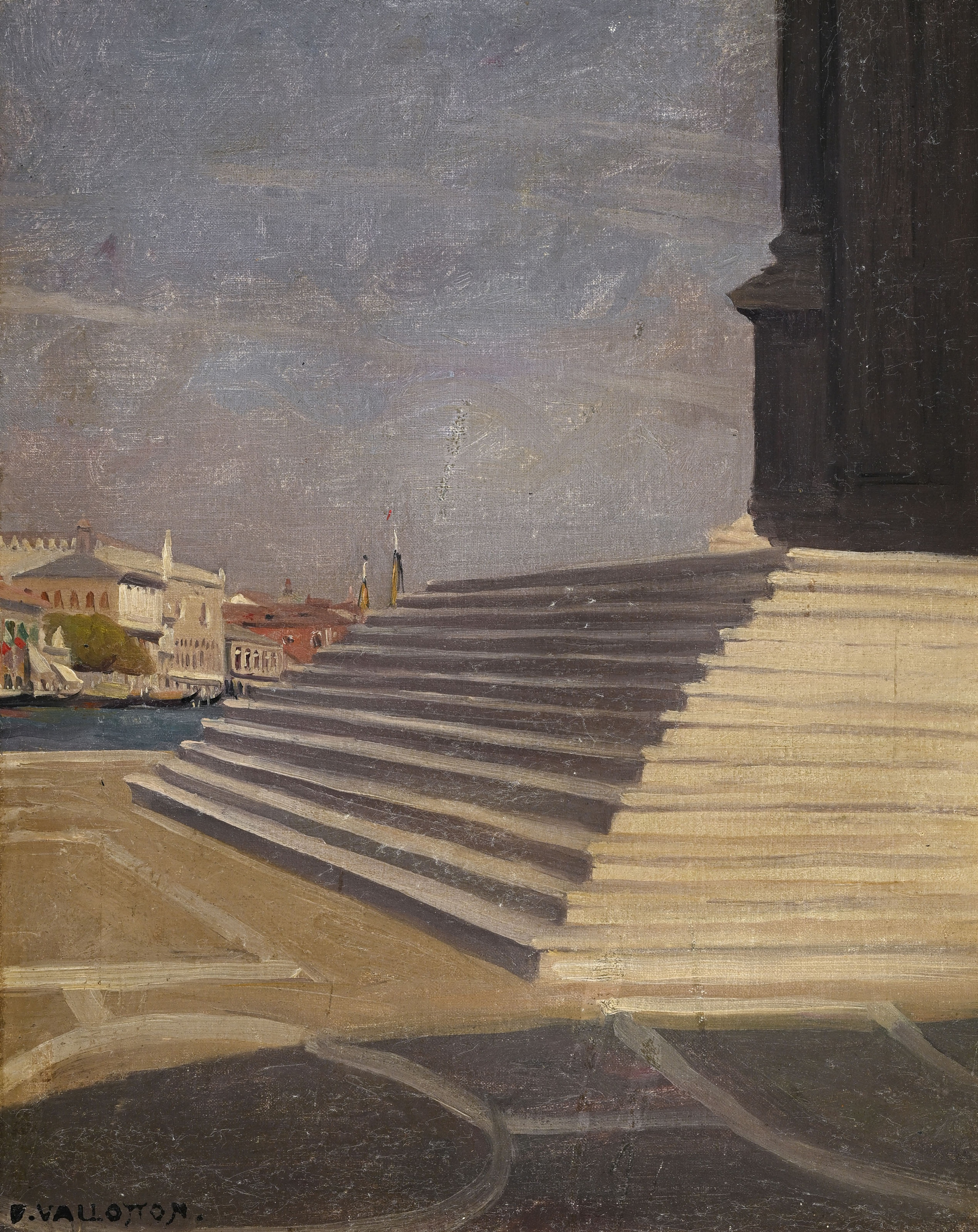 Venise, les degrés de la Salute