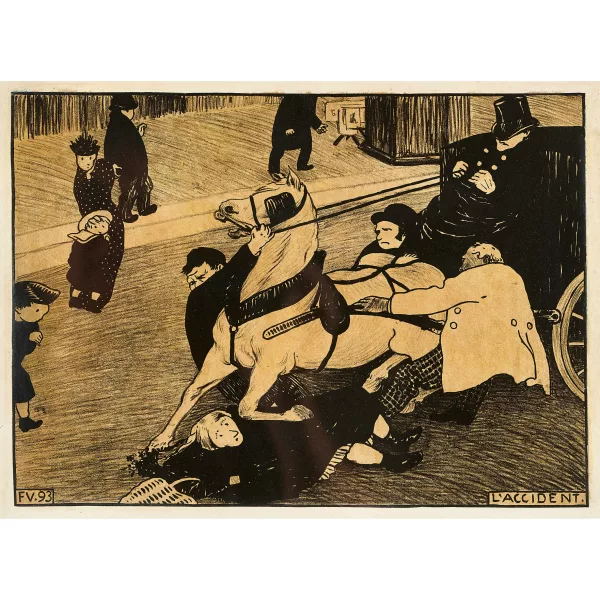 Félix Vallotton — "L'Accident".