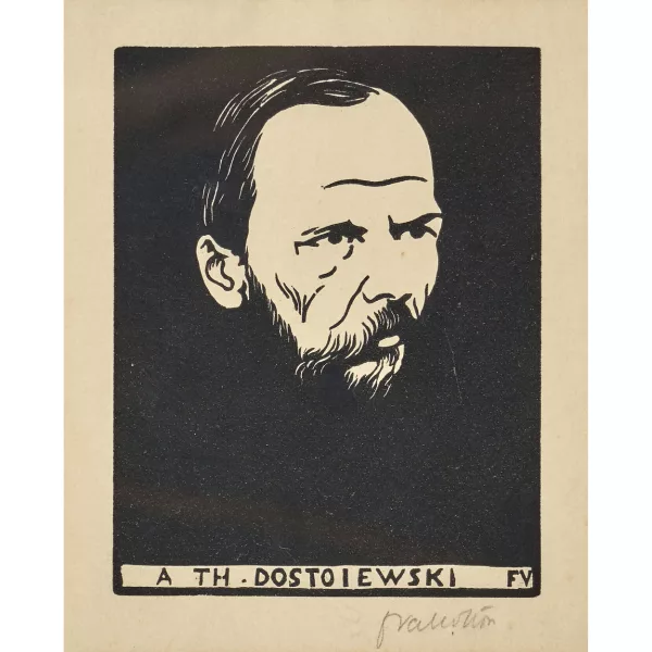 Félix Vallotton — "A. Th. Dostojevsi".