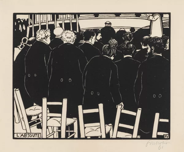 Félix Vallotton — "L'absoute"