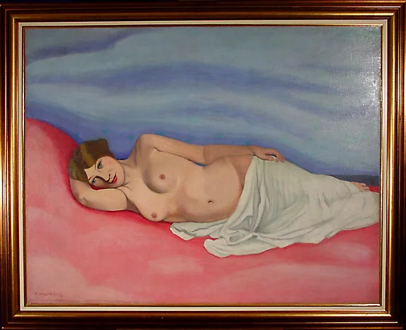 Félix Vallotton — Femme nue couchée, 1913
