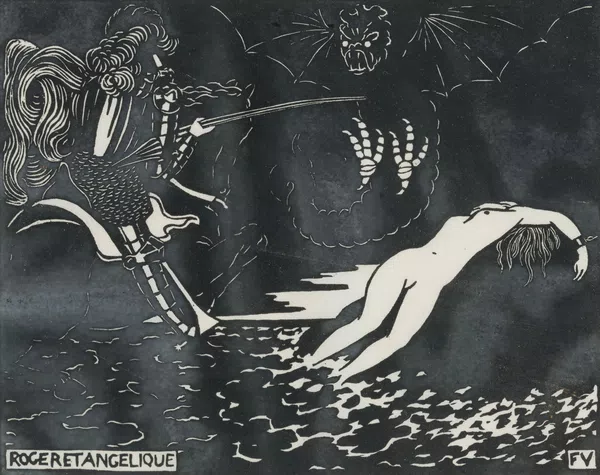 Félix Vallotton — Roger et Angélique,