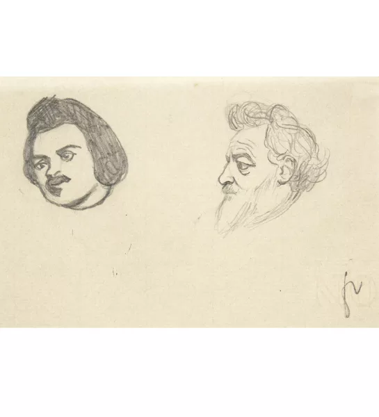 Félix Vallotton — Honoré de Balzac et William Morris