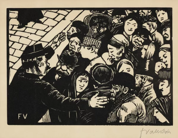 Félix Vallotton — La Foule à Paris