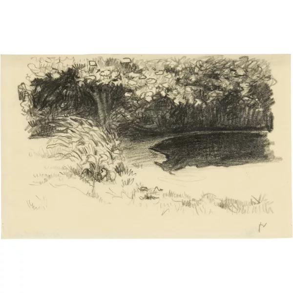 Félix Vallotton — La mare, Honfleur