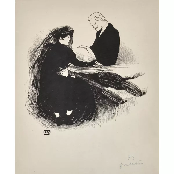 Félix Vallotton — "Dernière nouveauté".