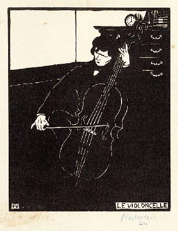 Félix Vallotton — Le Violoncelle (Instruments de musique I)