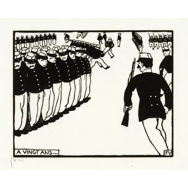 Félix Vallotton — Les Nécrophores. - L'Assassinat. - À vingt ans