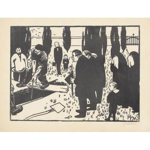 Félix Vallotton — L′Enterrement.