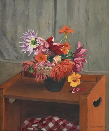 Chrysanthèmes et capucines