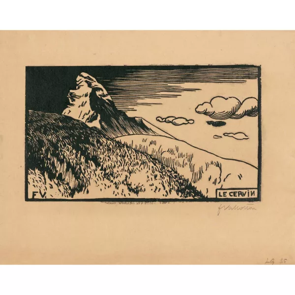 Félix Vallotton — LE CERVIN THE MATTERHORN