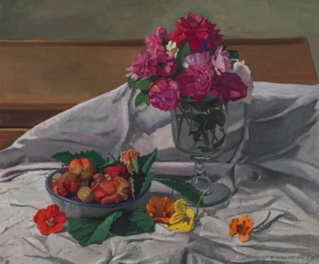 Fleurs et fraises, 1920