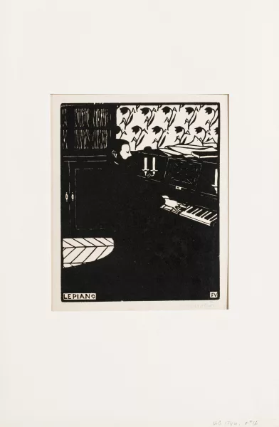 Félix Vallotton — "Le Piano"