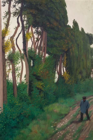 Paysage au paysan, Honfleur, 1912