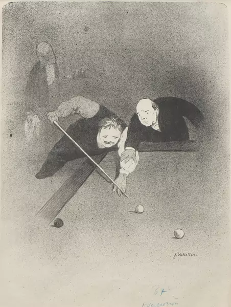 Felix VALLOTTON (1865-1925), "Les raseurs", lithographie — DognyAuction