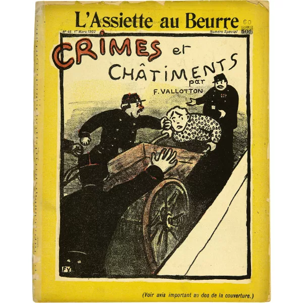 Félix Vallotton — Crimes et châtiments L'Assiette au beurre. Heft Nr. 48. 1. März 1902