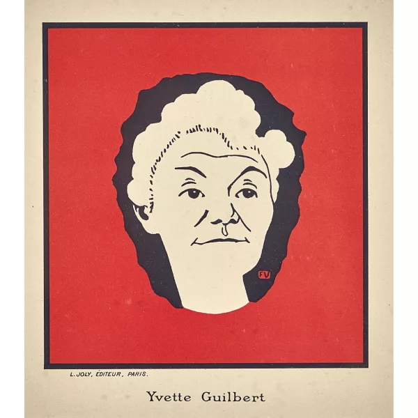 Félix Vallotton — "Yvette Guilbert".