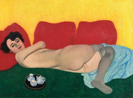 Les trois coussins rouges, 1924