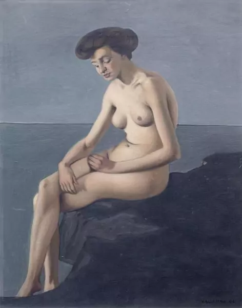 FÉLIX VALLOTTON — Baigneuse, rocher gris. 1906. — Koller Auktionen