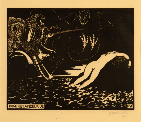 Félix Vallotton — Roger et Angélique, 1896