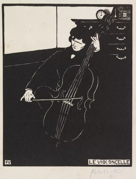 Félix Vallotton — Le Violoncelle (Instruments de musique I)