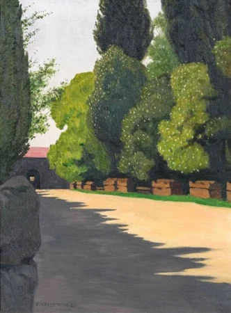 Les Alyscamps, soleil matin, 1920